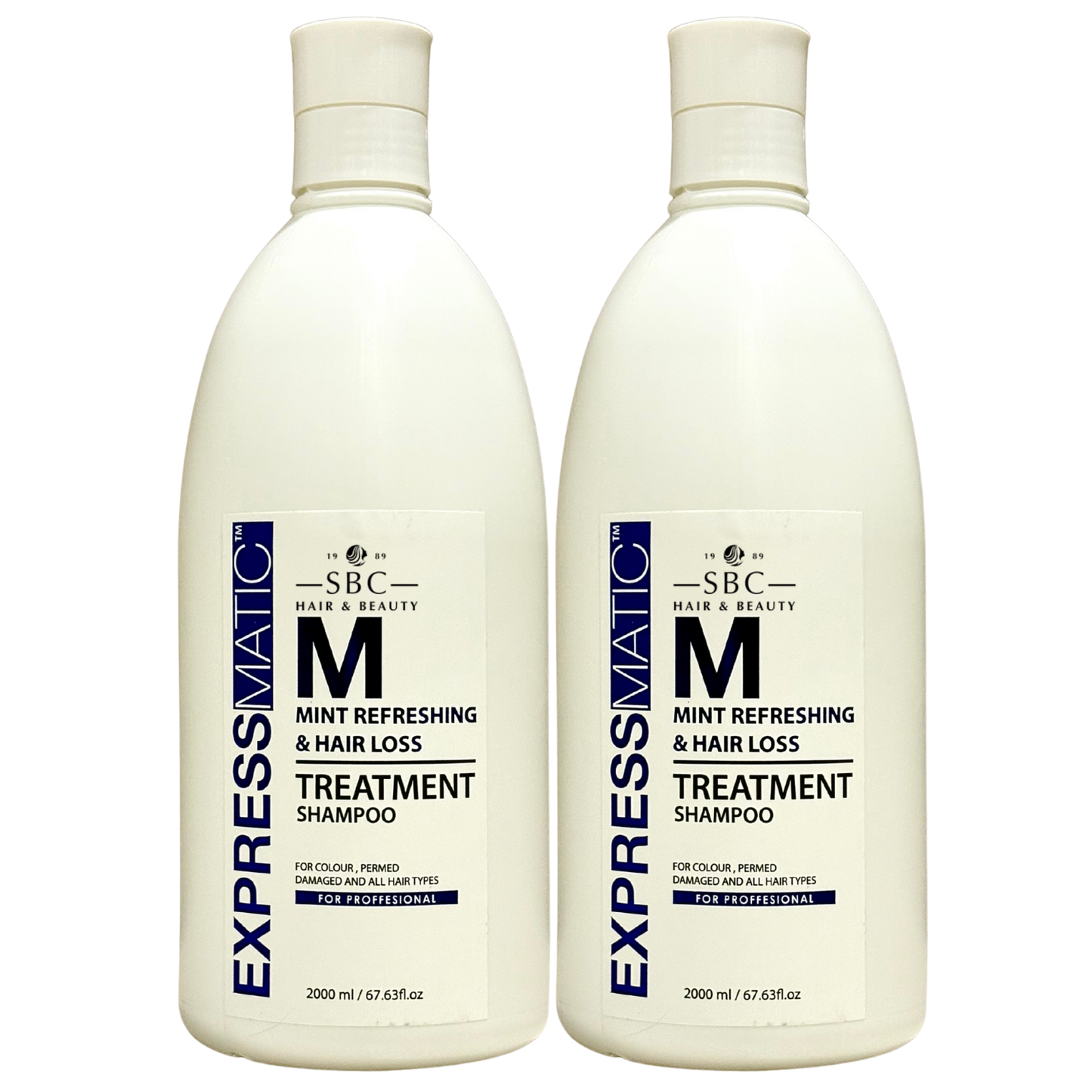 EXPRESSMATIC MINT REFRESHING & HAIR LOSS TREATMENT SHAMPOO 2000 ML
