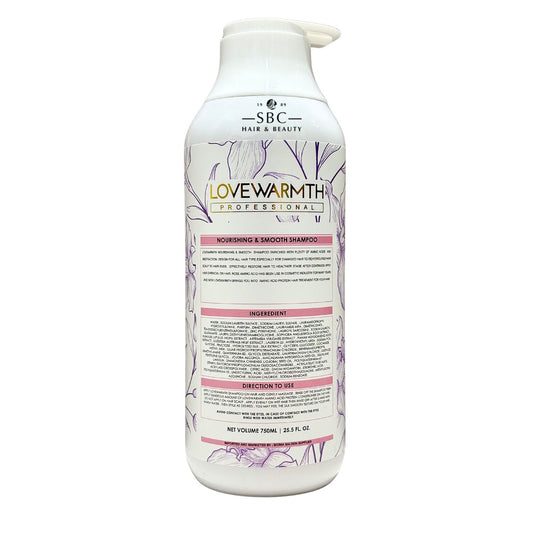 LOVEWARMTH NOURISHING & SMOOTH SHAMPOO 750 ML