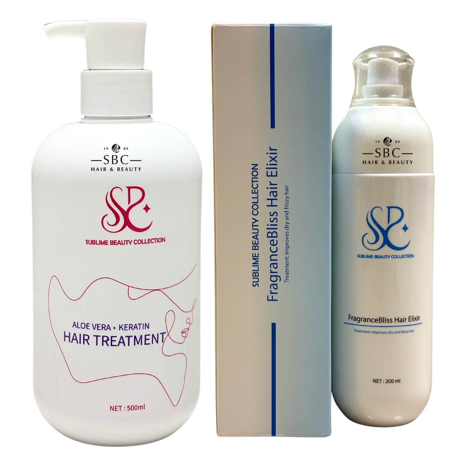 SUBLIME BEAUTY COLLECTION ALOE VERA KERATIN HAIR TREATMENT 500 ML