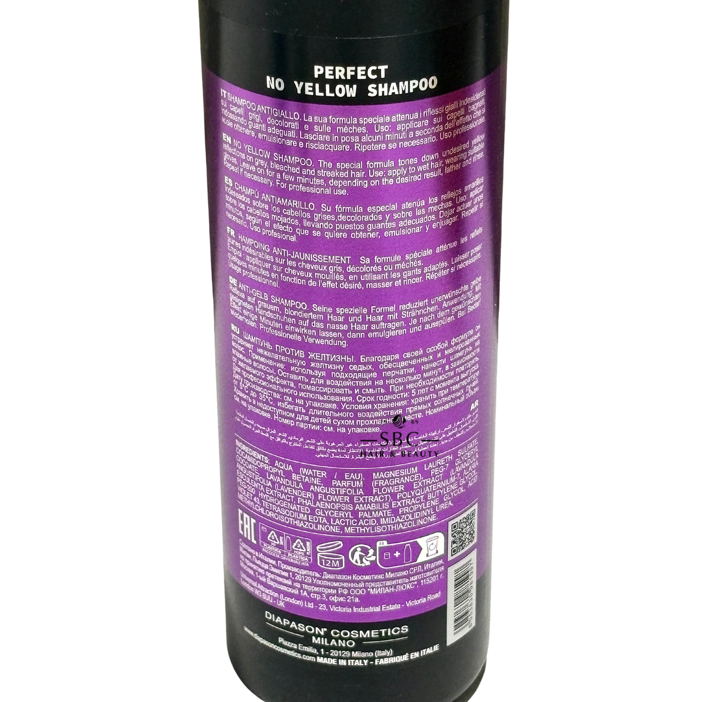 DCM PERFECT NO YELLOW SHAMPOO 1000 ML