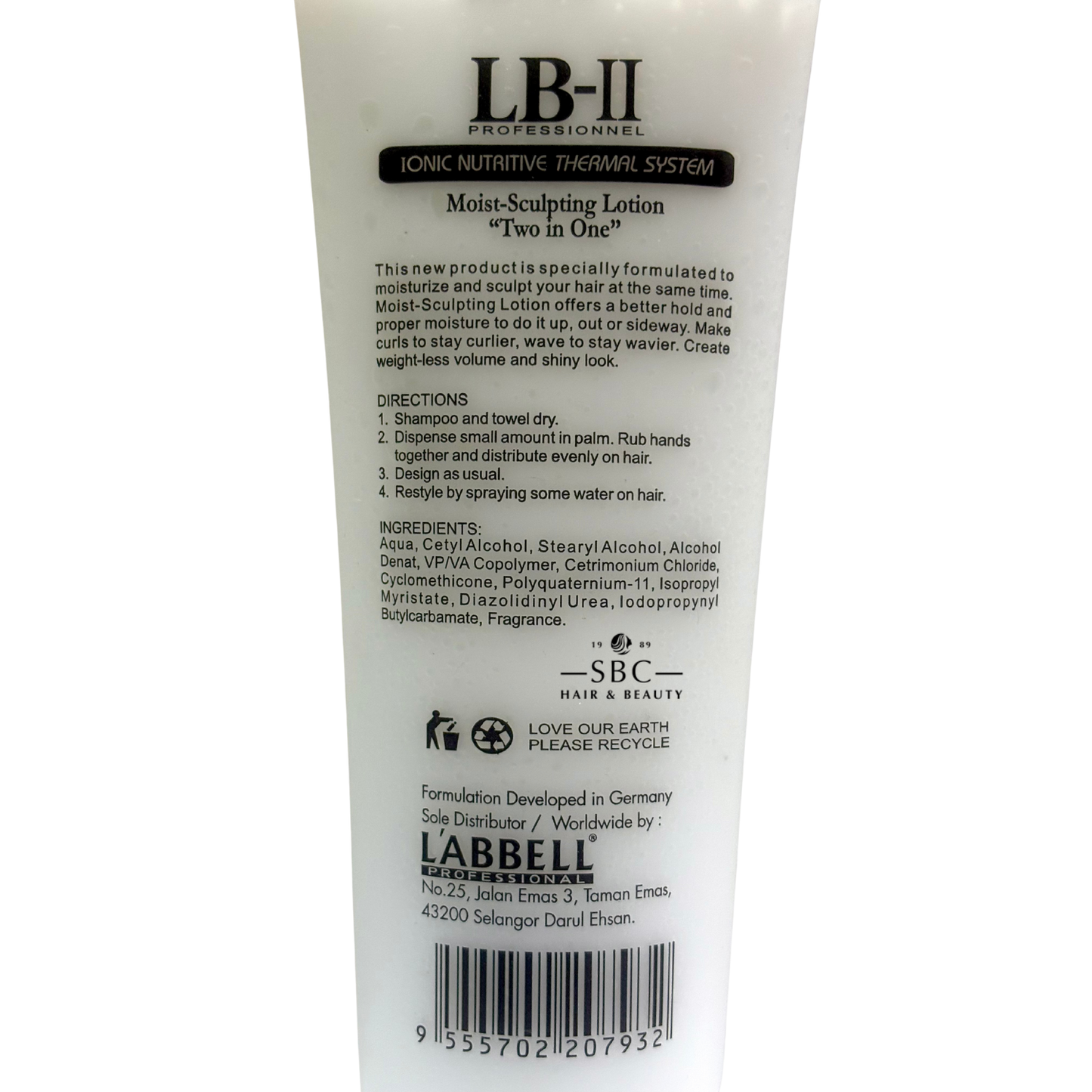 LB-II MOIST-SCULPTING LOTION 250 ML