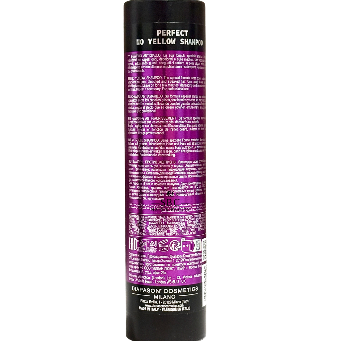 DCM PERFECT NO YELLOW SHAMPOO 300 ML
