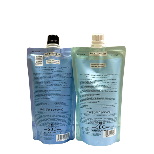 SHISEIDO CRYSTALIZING STRAIGHT REBONDING 1N + 2 (400 ML + 400 ML)