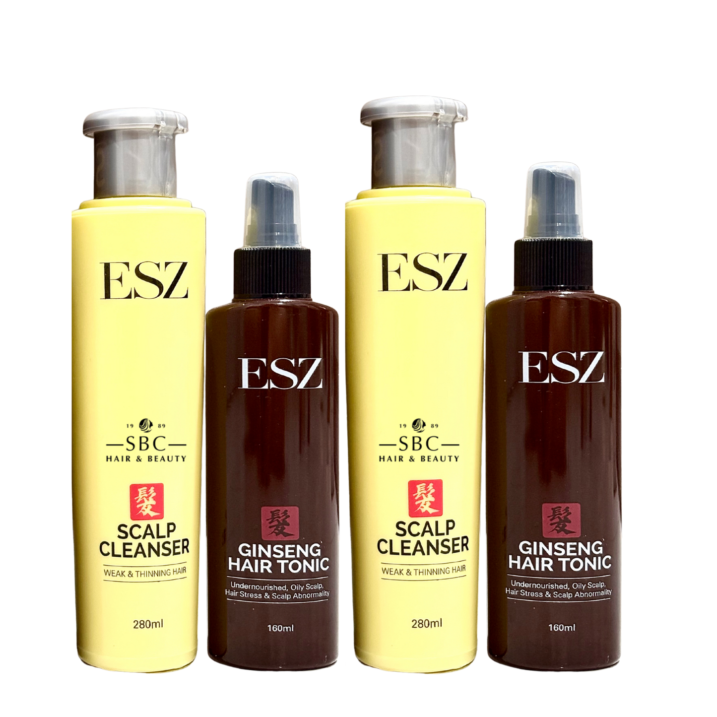 JUVONE ESZ GINSENG HAIR TONIC 280 ML + 160 ML