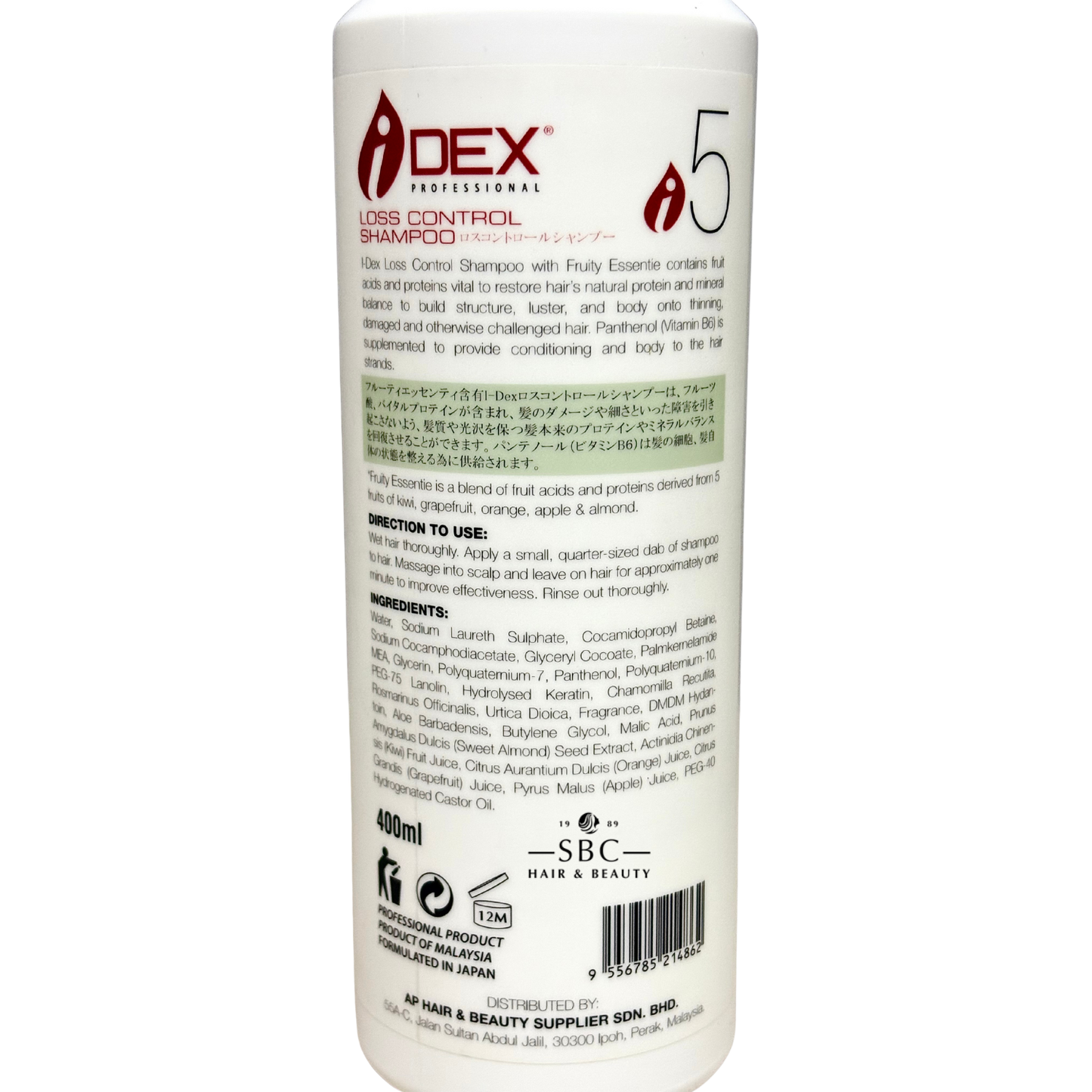 IDEX LOSS CONTROL SHAMPOO I5 400 ML