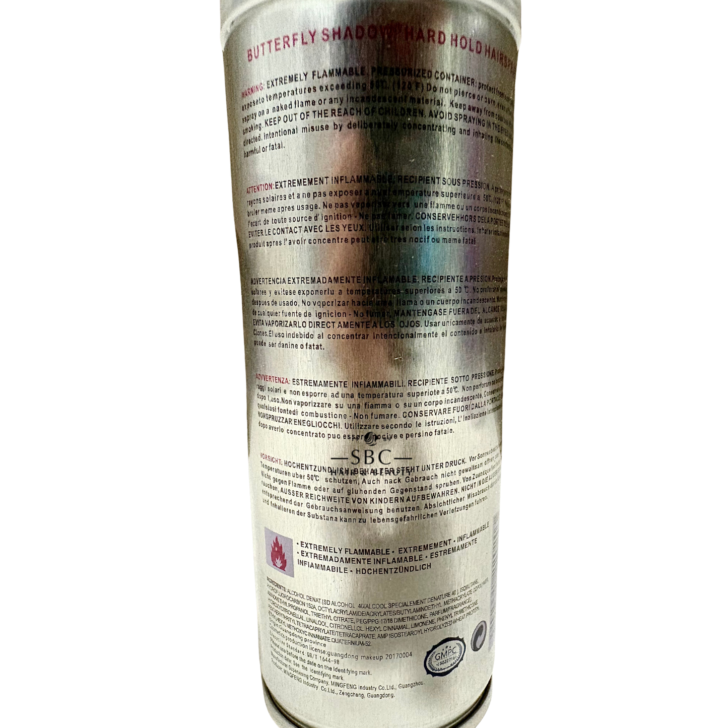 BUTTERFLY SHADOW HAIR SPRAY 150 ML