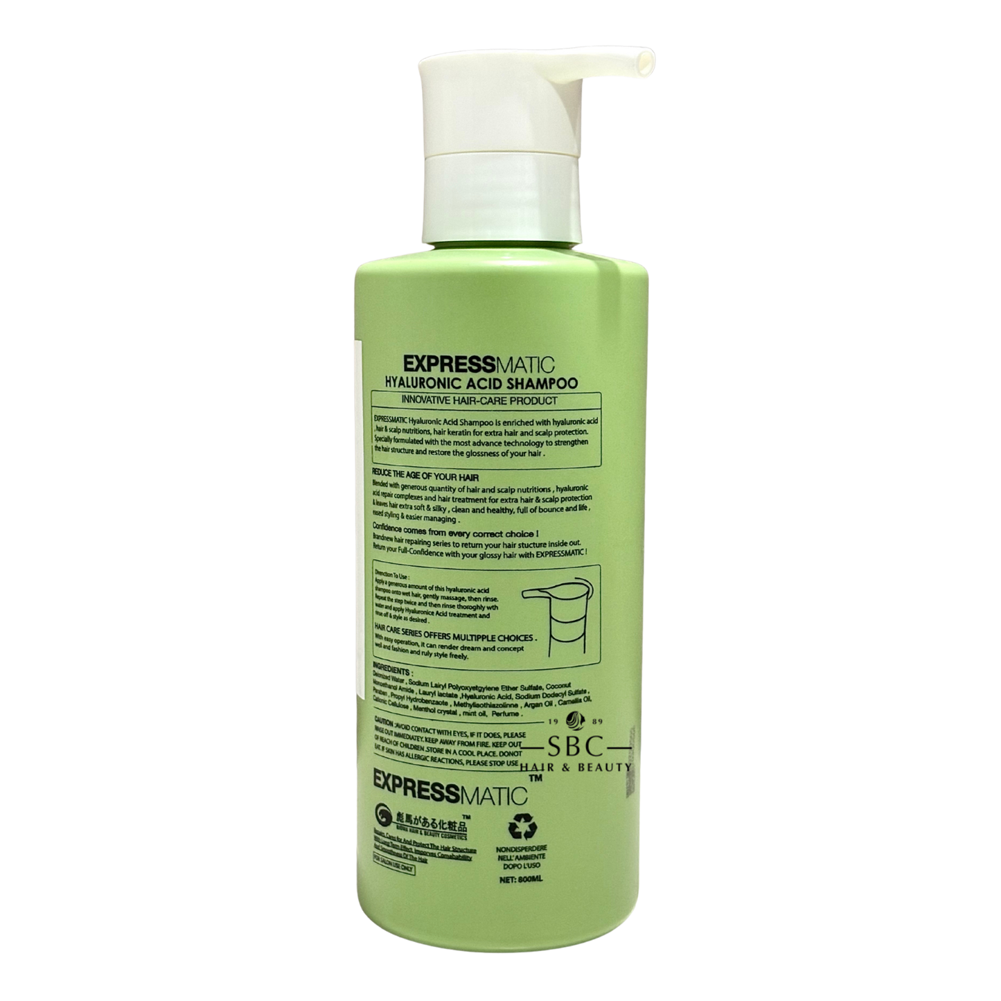 EXPRESSMATIC HYALURONIC ACID SHAMPOO 800 ML