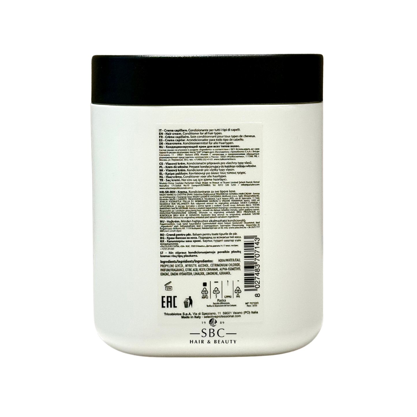 SELECTIVE HAIR CREAM 1000 ML