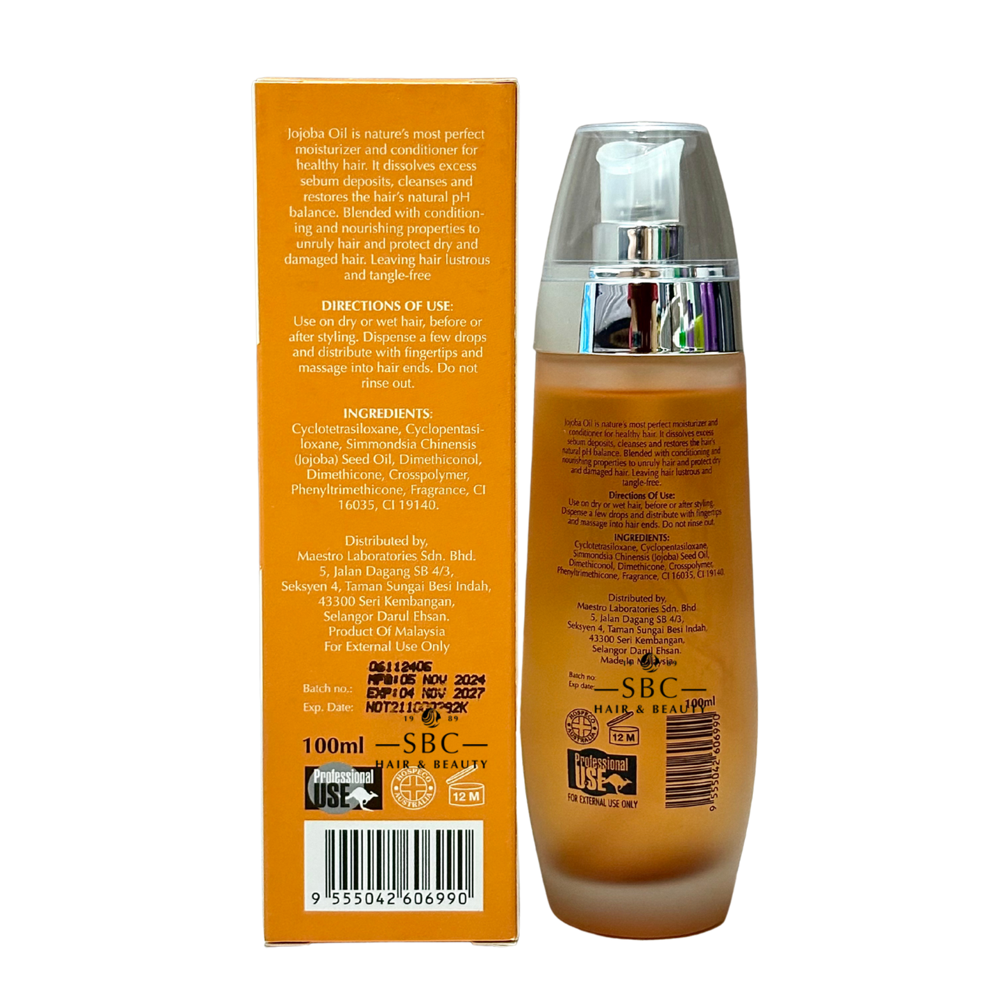 CARIA RINA JOJOBA CRYSTAL LIQUID 100 ML
