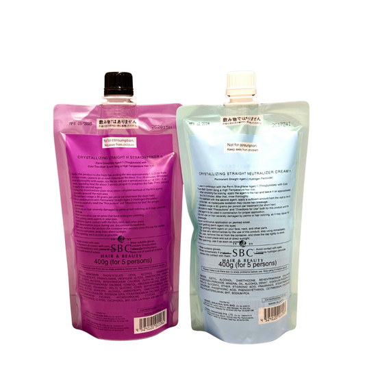 SHISEIDO CRYSTALIZING STRAIGHT REBONDING 1H + 2 (400 ML + 400 ML)