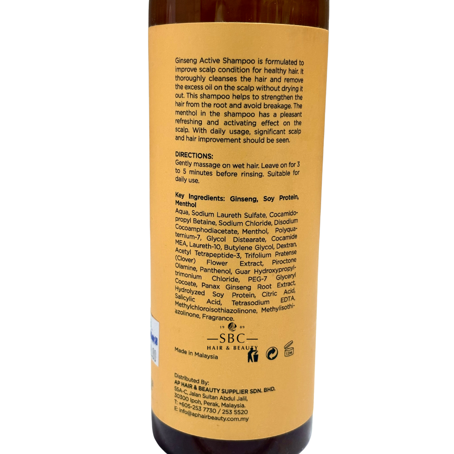 IDEX GINSENG ACTIVE SHAMPOO 400 ML