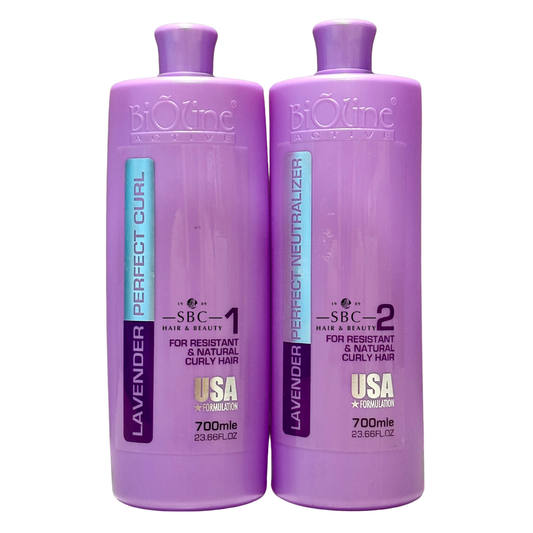 BIOLINE ACTIVE LAVENDER PERFECT CURL 1&2 700 ML X 2