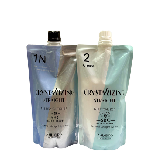 SHISEIDO CRYSTALIZING STRAIGHT REBONDING 1N + 2 (400 ML + 400 ML)