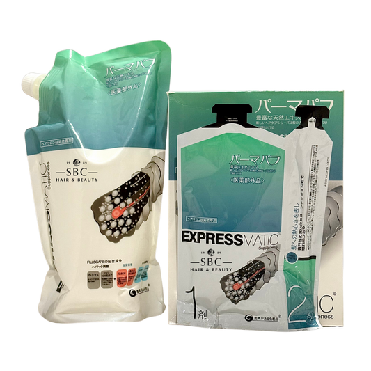 EXPRESSMATIC HOT PERM 1 SET (NO.1 100 ML X 6 PCS, NO.2 1000 ML)